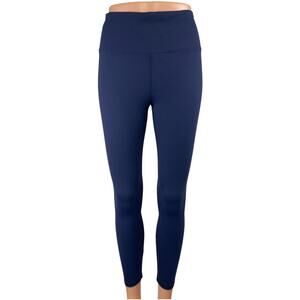 Fabletics PowerHold Women's Blue Mid Rise Skinny Yoga Athletic Leggings Pants M